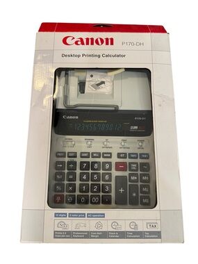 Canon desk top printing calculator P170-DH NEW